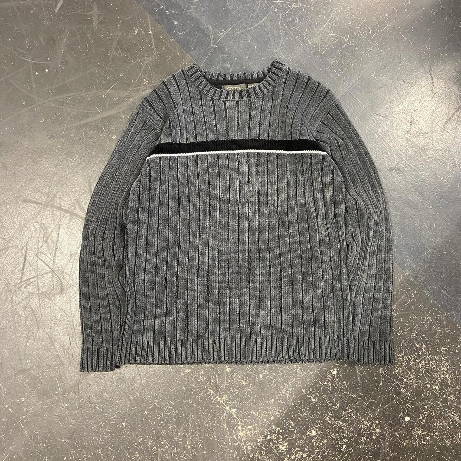Vintage Y2K Cortina Ribbed Grey Knit Size US S / EU 44-46 / 1 - 1 Thumbnail