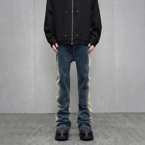 ARSNL Casual Slim Flared Streetwear Vintage Stretch Denim Size US 27 - 2 Thumbnail