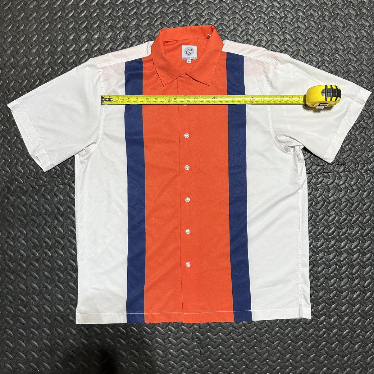Other Kilburne Finch Shirt Button Up Mens XL Stripe 2 Tone Orange Size US XL / EU 56 / 4 - 6 Thumbnail