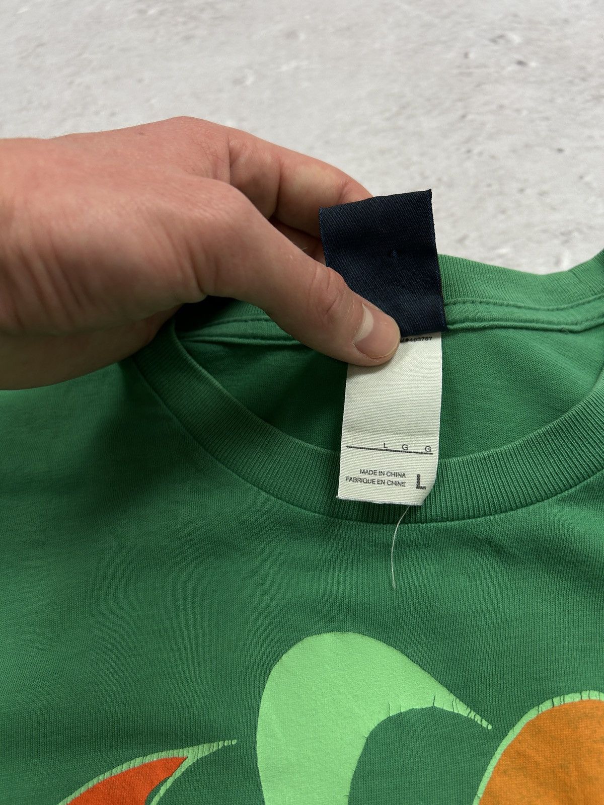 Nike 💥Vintage Nike Pinwheel Single Stitch Green T-shirt Big Logo💥 Size US L / EU 52-54 / 3 - 3 Thumbnail