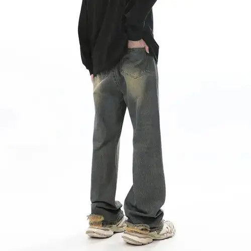 Japanese Brand × Vintage Washed Baggy Distressed Wide Leg Jeans Pants Size US 32 / EU 48 - 3 Thumbnail