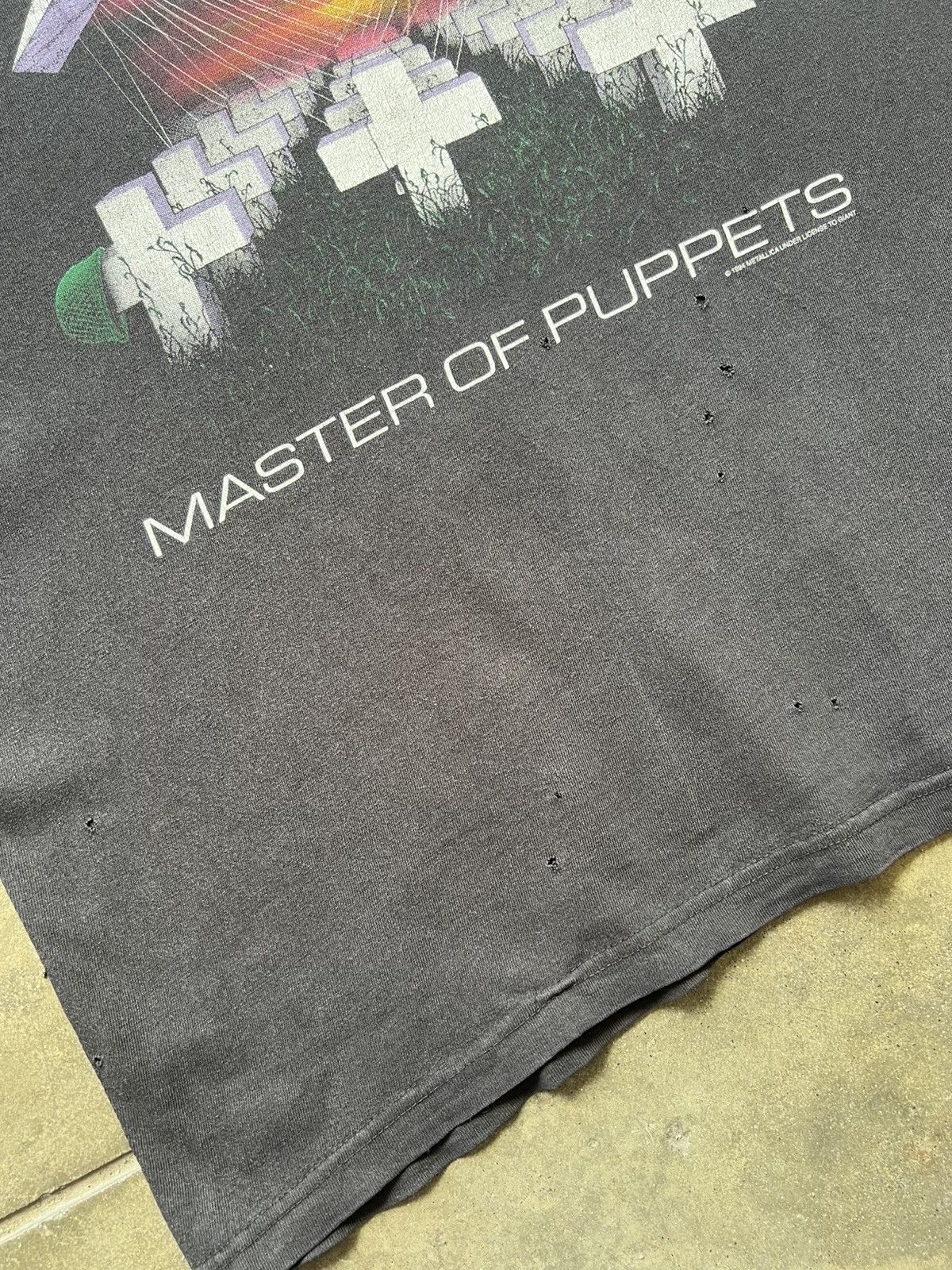 VTG 1994 Metallica Master Of Puppets Band Tee Shirt Tour