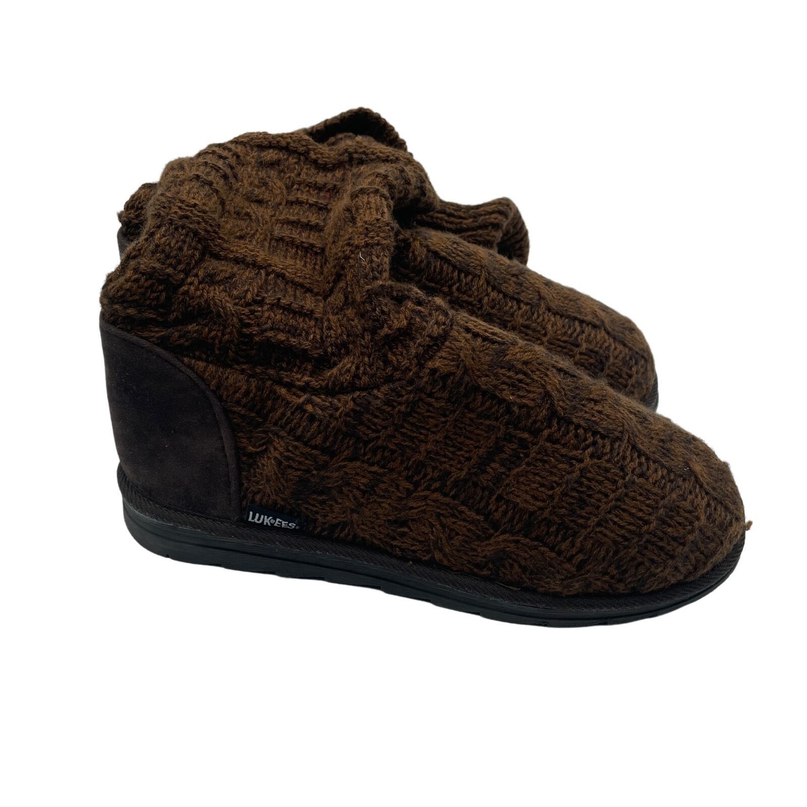 Other Muk Luk LukEes Slippers Sweater Boots High Brown Womens 9 Size US 9 / IT 39 - 1 Thumbnail
