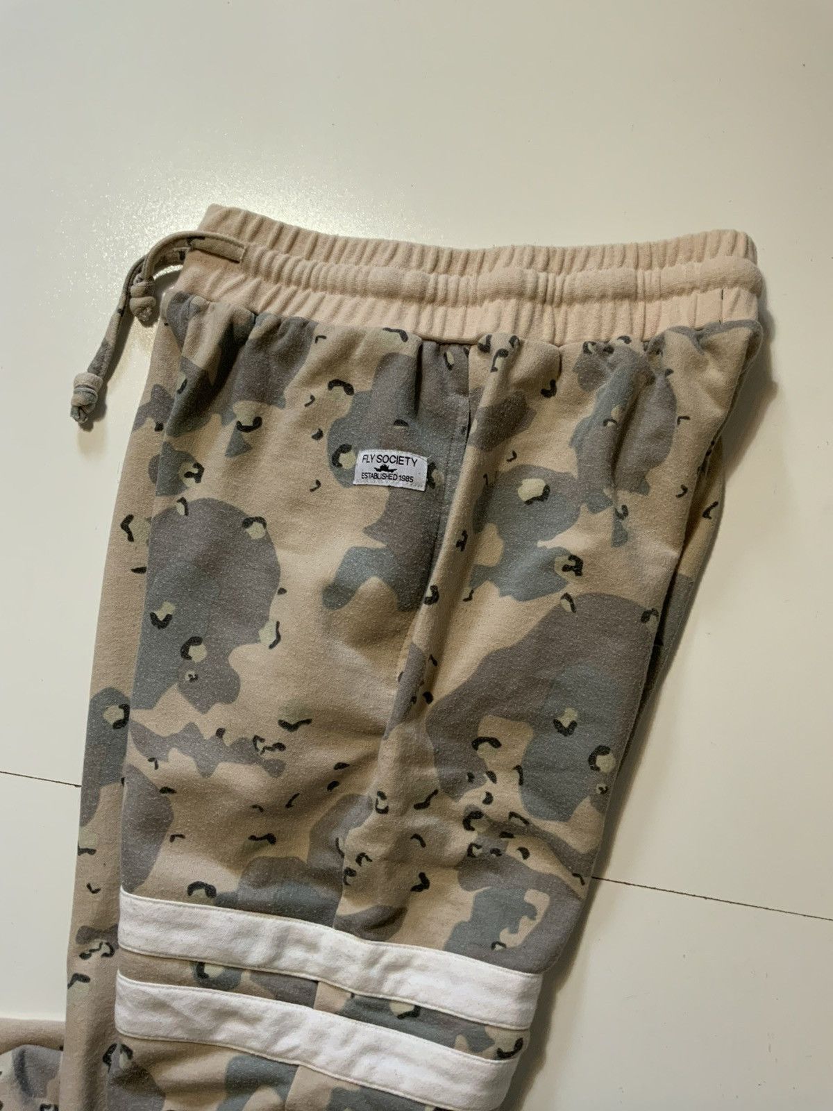 Other Fly Society Chocolate Chip Camo Striped Jogger Sweatpants Size US 32 / EU 48 - 7 Thumbnail