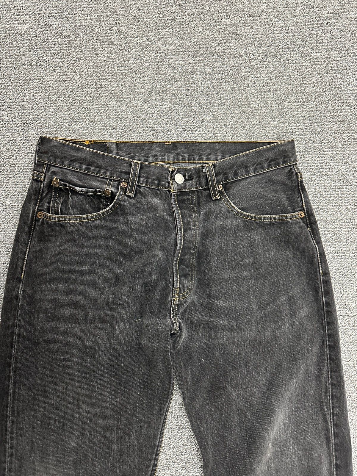Vintage Vintage 501 Levi’s Faded Black Denim Pants Size US 32 / EU 48 - 8 Thumbnail