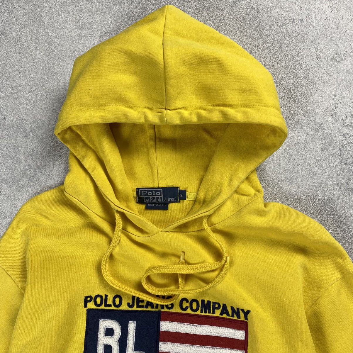 Ralph Lauren Vintage Polo Ralph Lauren Embroidered RL USA Flag Hoodie Size US S / EU 44-46 / 1 - 8 Thumbnail