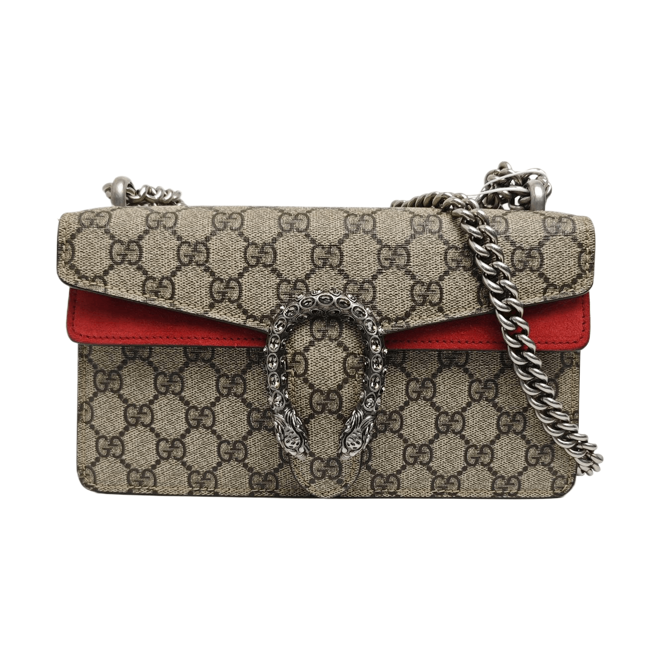 Gucci Gucci Dionysus Small GG Supreme Canvas Chain Shoulder Bag Size ONE SIZE - 1 Thumbnail
