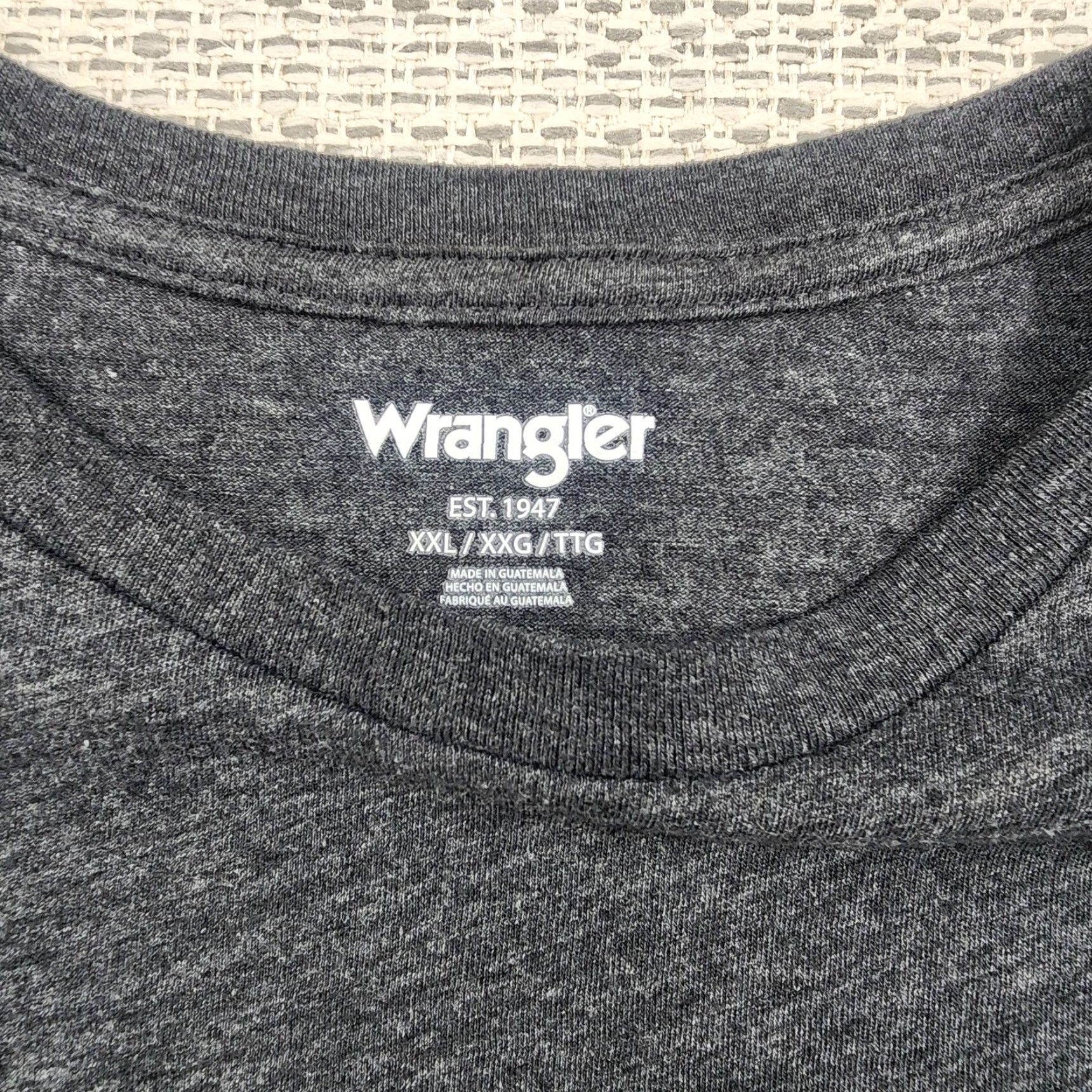 Wrangler Wrangler Shirt Mens 2XL Gray 75 Years Anniversary Graphic Tee T-Shirt Western Size US XXL / EU 58 / 5 - 5 Thumbnail