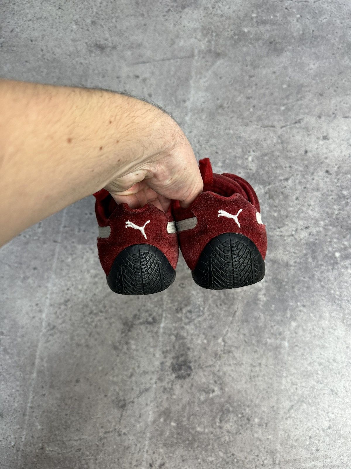 Puma Archival 🔥 Puma Speedcat Vintage Leather Suede Shoes Red Y2K Size US 10 / EU 43 - 6 Thumbnail