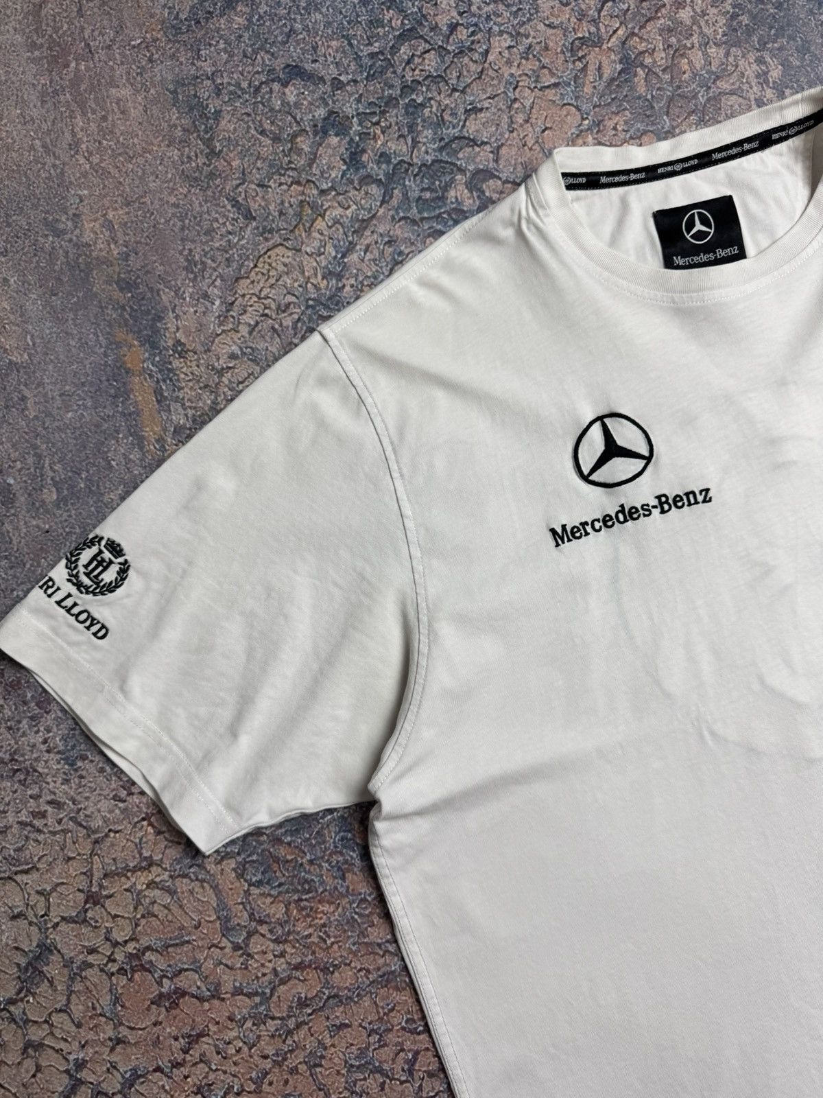 Mercedes-Benz Mercedes Benz Henri Lloyd Mens Logo T-Shirt Size XL White Size US XL / EU 56 / 4 - 4 Thumbnail