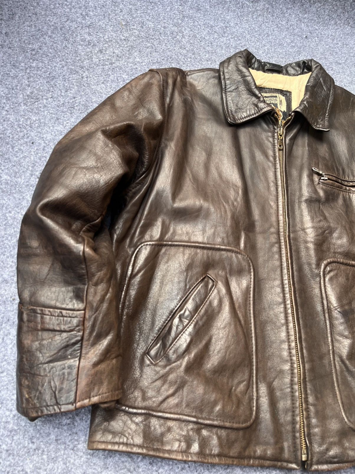 Vintage Vintage riders leather jacket Size US XL / EU 56 / 4 - 5 Thumbnail