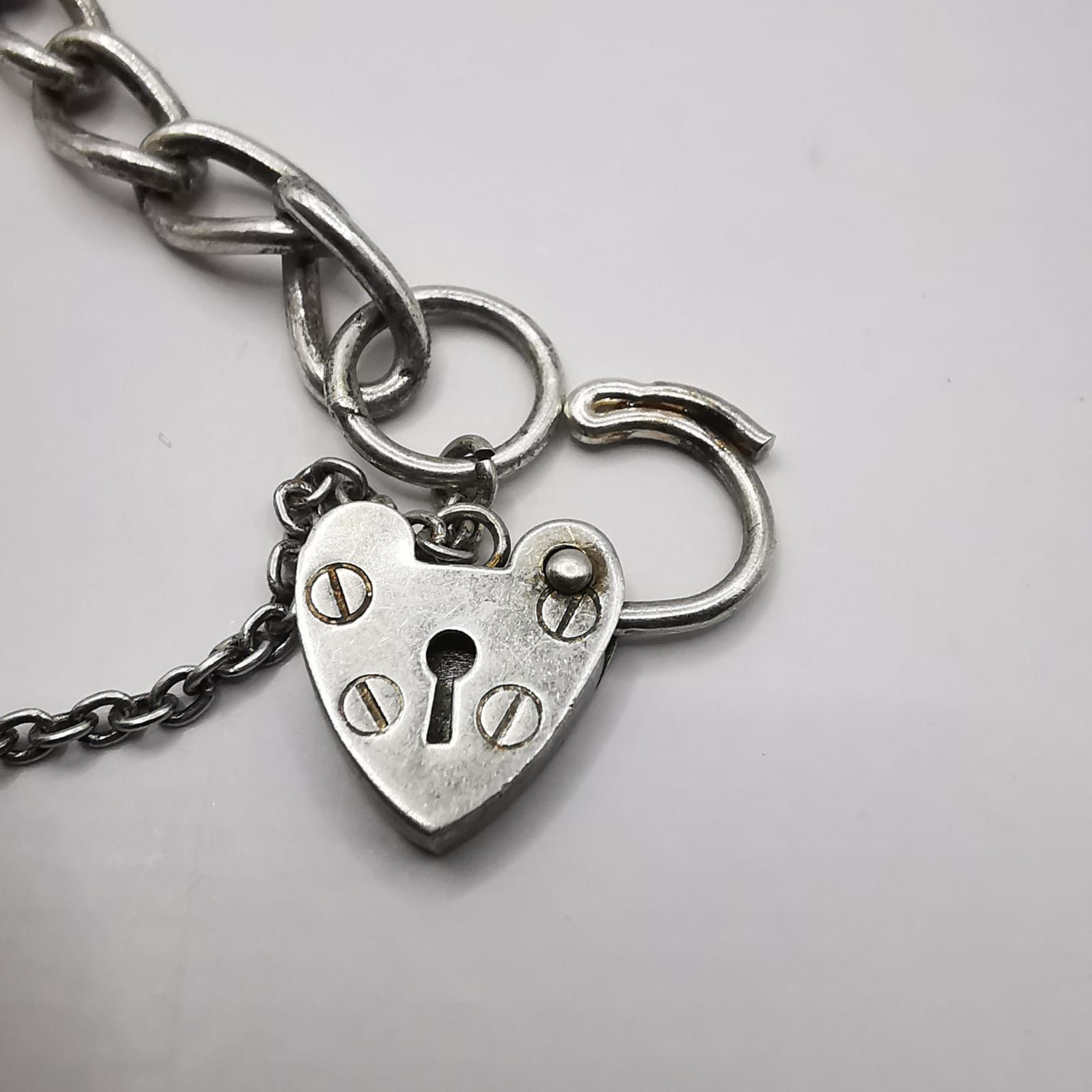 Sterling Silver Vintage Bracelet Jewelry,925 Sterling Silver 12,67g Size ONE SIZE - 8 Thumbnail