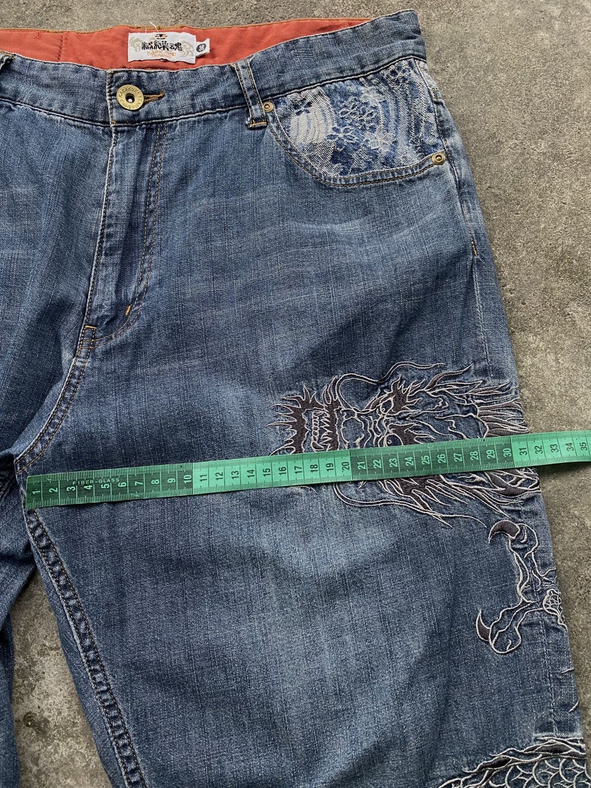 Dragonfly KARAKURI TAMASHII DRAGON JEANS Size US 36 / EU 52 - 16 Thumbnail
