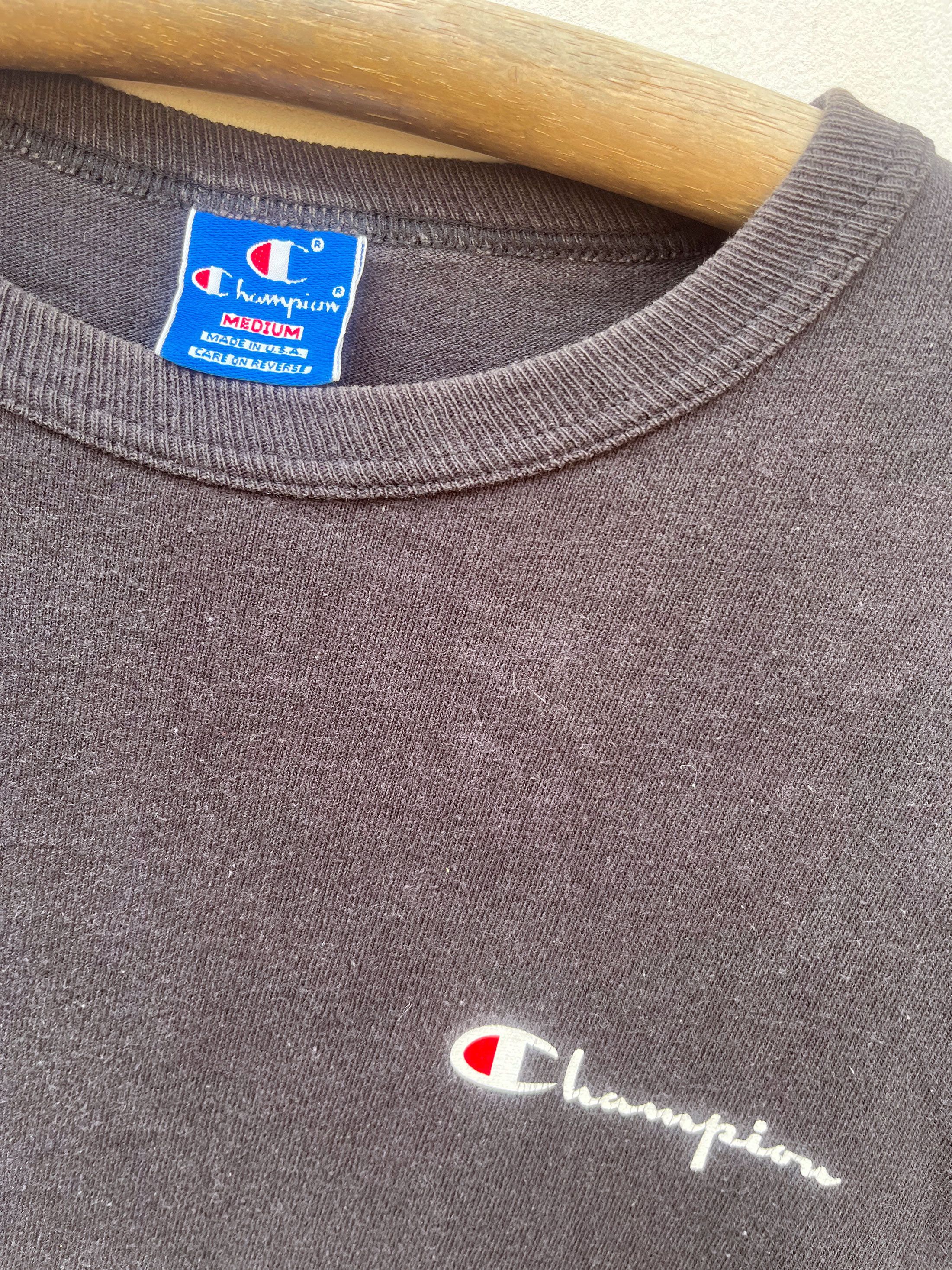 Champion Vintage Champion Blank Plain 90s Single Stitched Size US M / EU 48-50 / 2 - 2 Thumbnail
