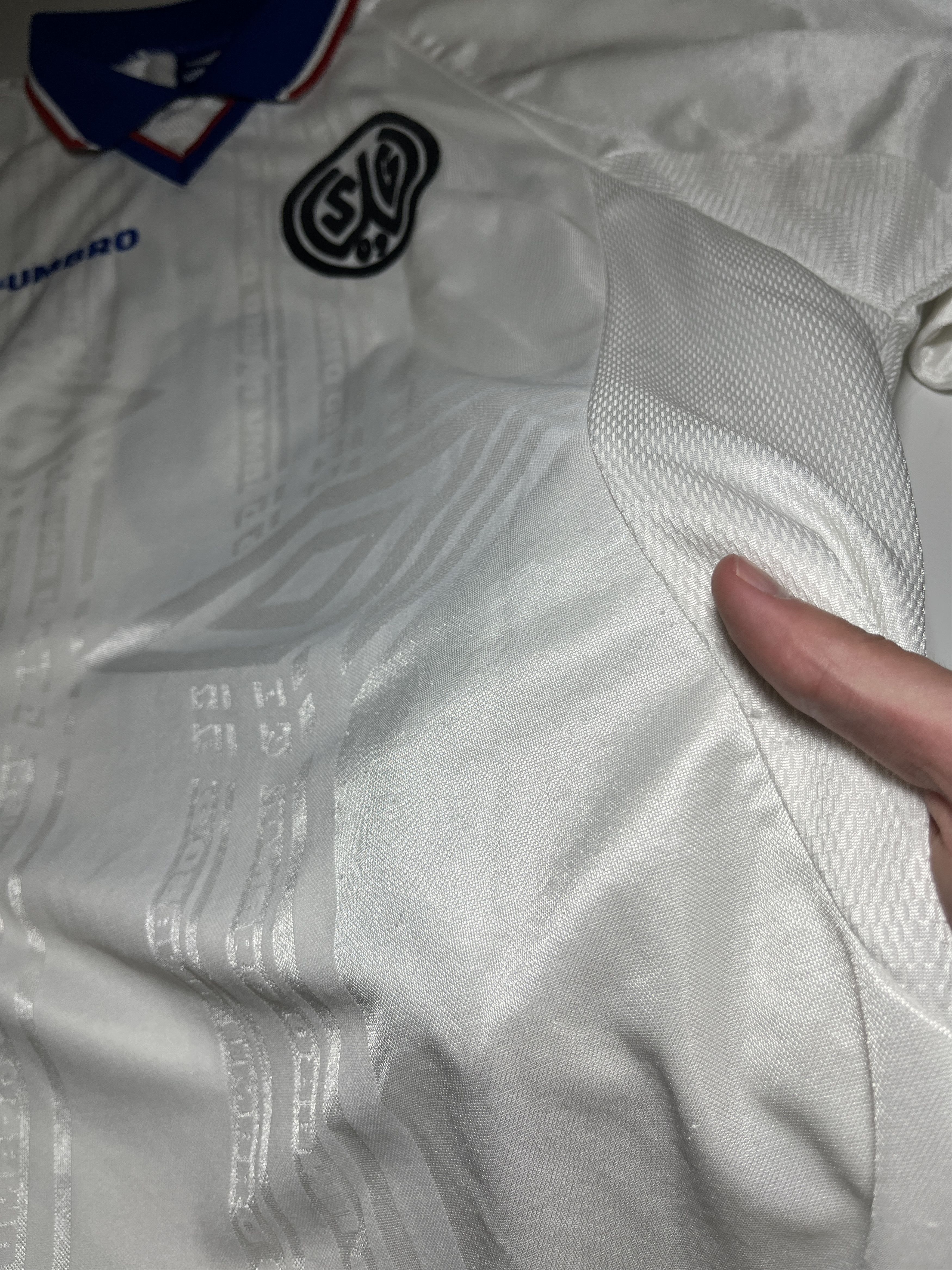 Umbro × Vintage SG Wattenscheid 09 1997-1998 #8 Long Sleeve Football Jersey Size US XL / EU 56 / 4 - 14 Thumbnail