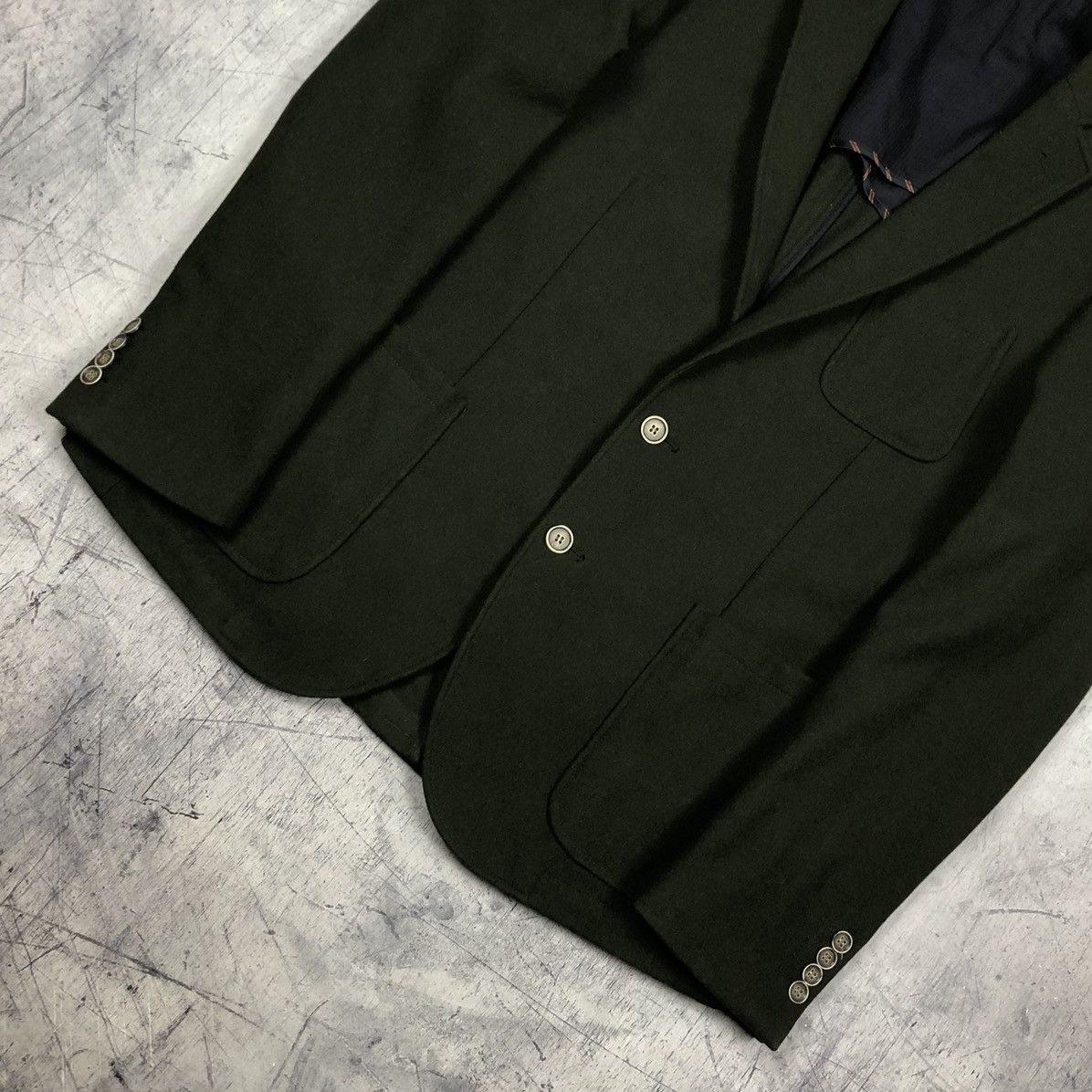 Designer Vintage NN.07 No Nationality Johan Wool Polyester Blazer y2k Size 42R - 6 Thumbnail