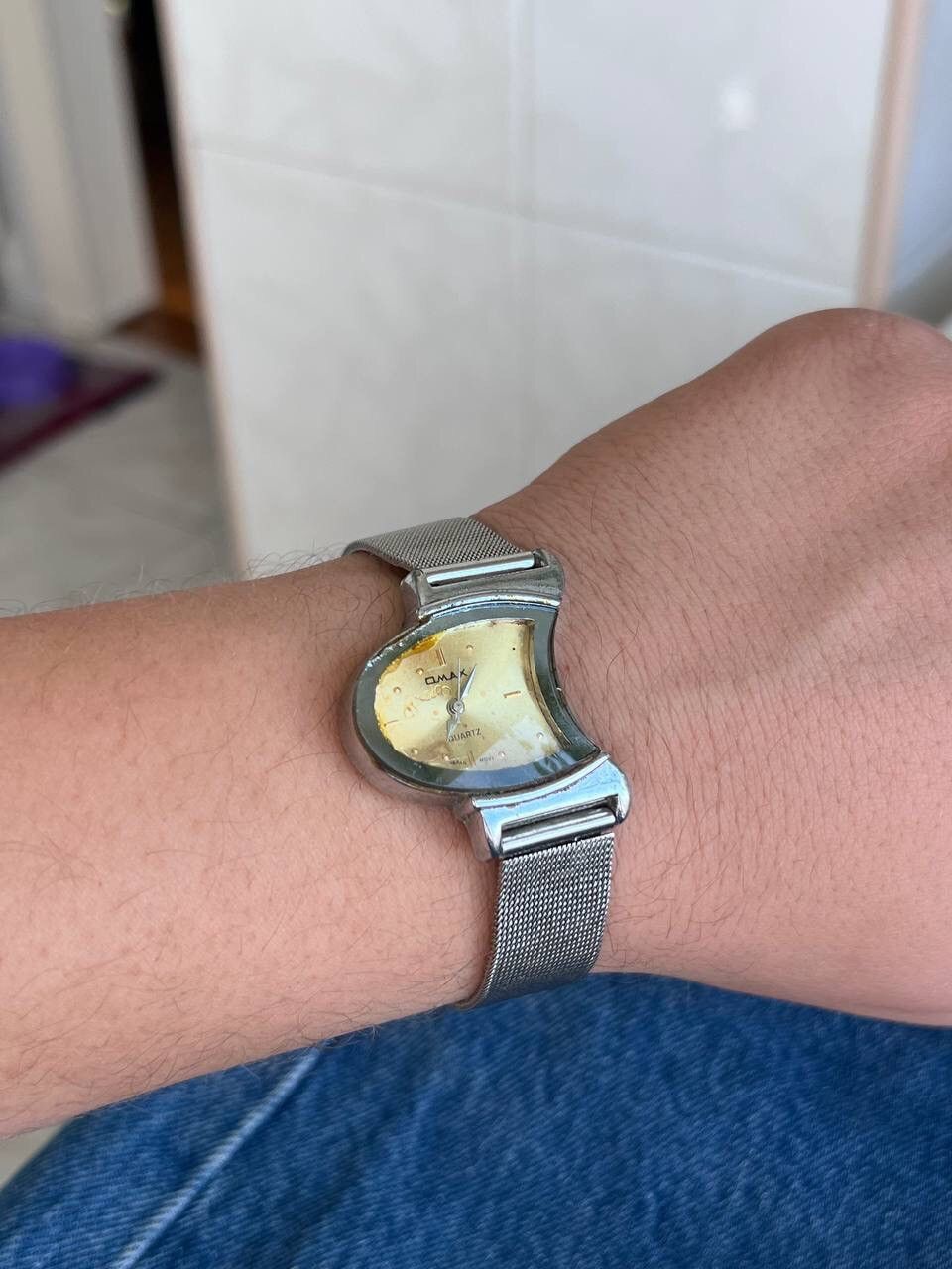 Designer × Japanese Brand × Vintage Vintage futuristic form watch Futuristic bracelet Watches Size ONE SIZE - 4 Thumbnail