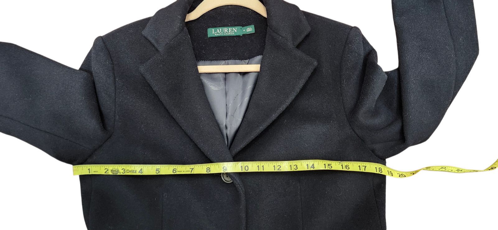 Lauren Ralph Lauren Lauren Ralph Lauren Navy Wool Blend Coat Tailored Jacket Size S / US 4 / IT 40 - 10 Thumbnail
