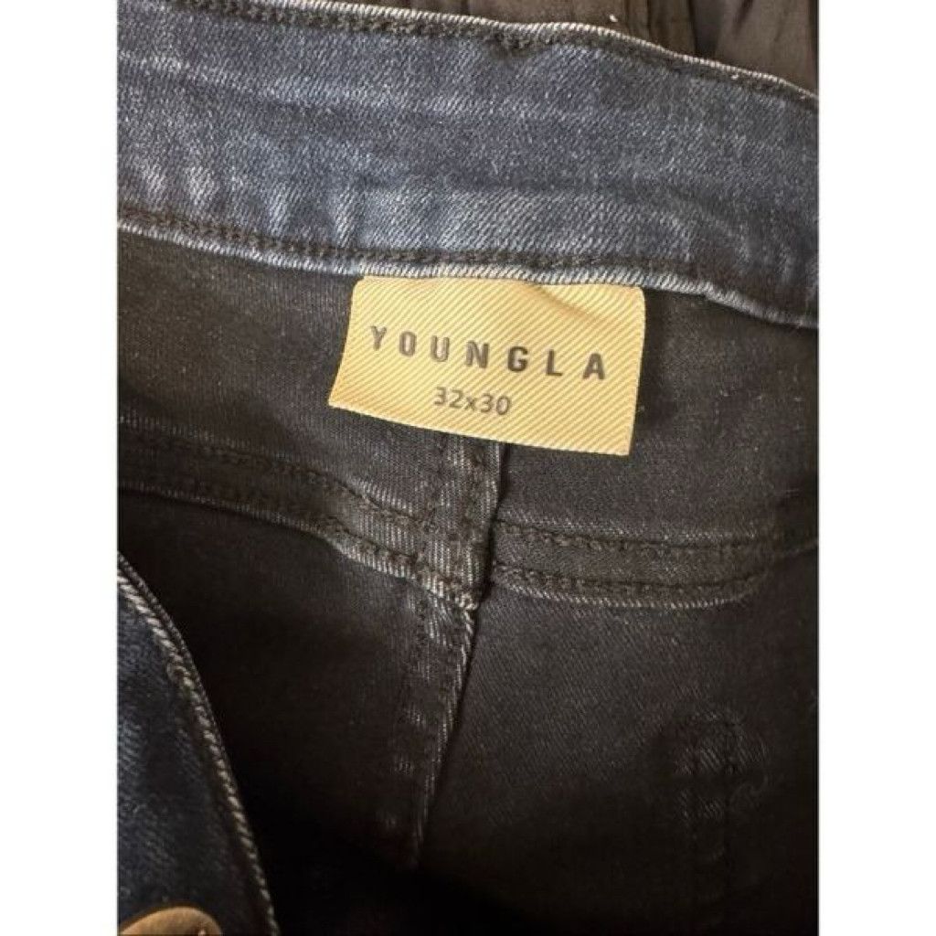 Draggin Jeans YoungLA Skinny Jeans Dark Wash Stretch Denim Men’s 32x30 Size US 32 / EU 48 - 3 Thumbnail