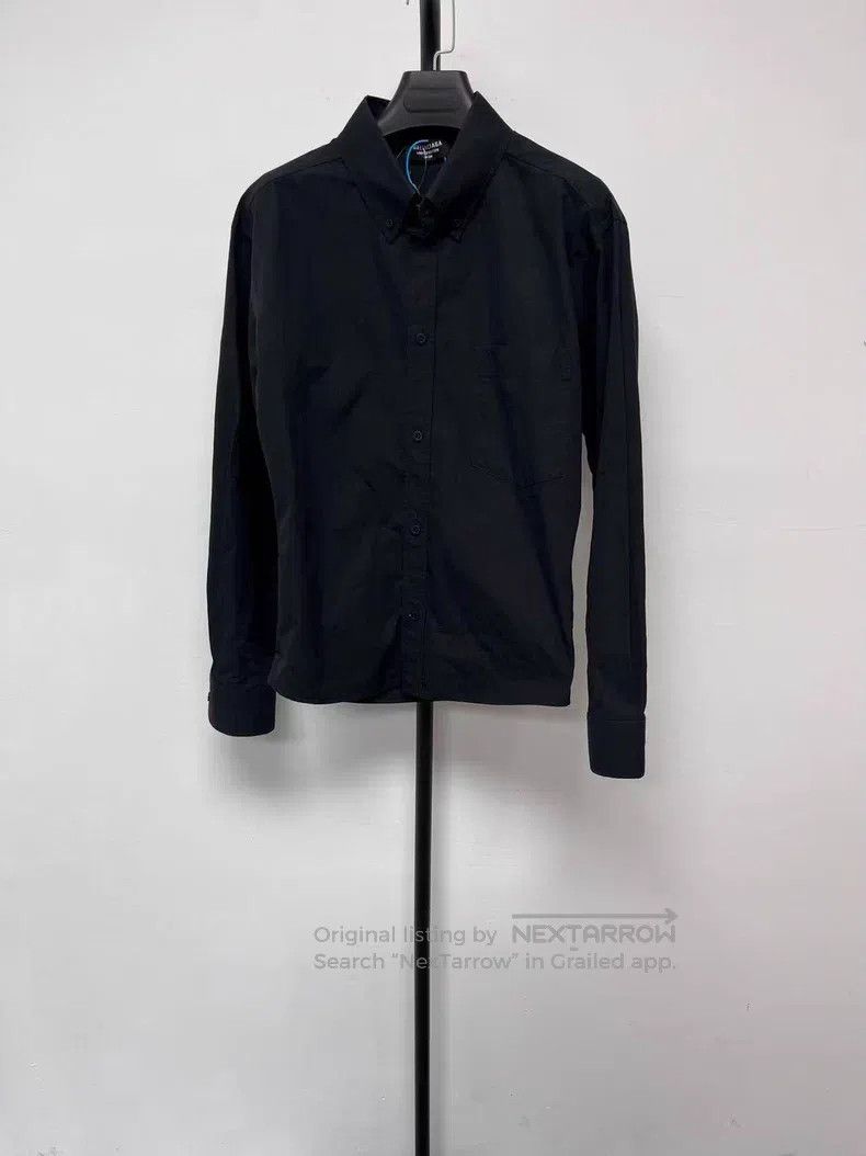 Balenciaga Balenciaga size 38 Letter Printed Collar Long Sleeve Shirt Size US S / EU 44-46 / 1 - 2 Thumbnail