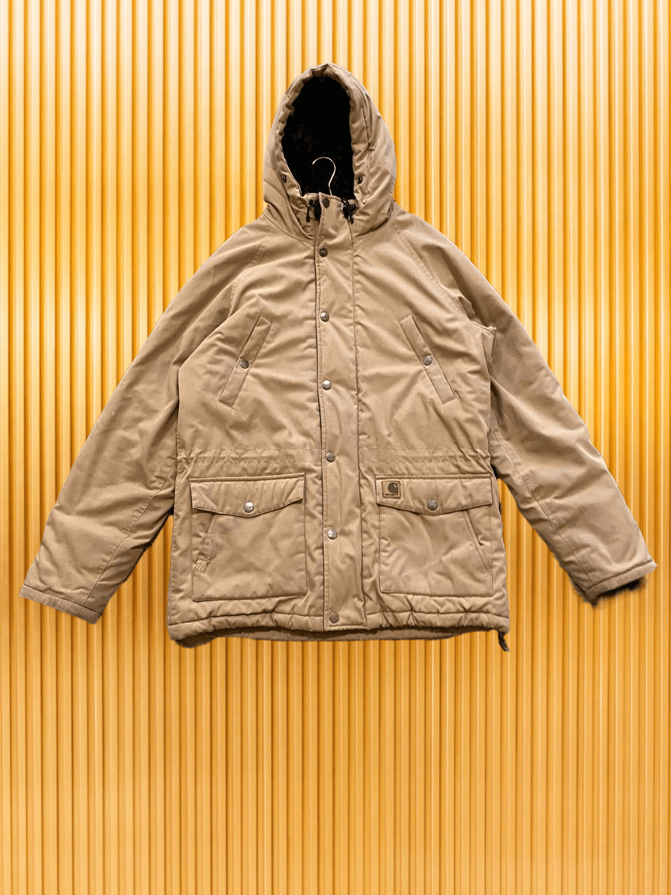 Carhartt beige jacket Carhartt logo vintage Y2K Size US L / EU 52-54 / 3 - 1 Thumbnail