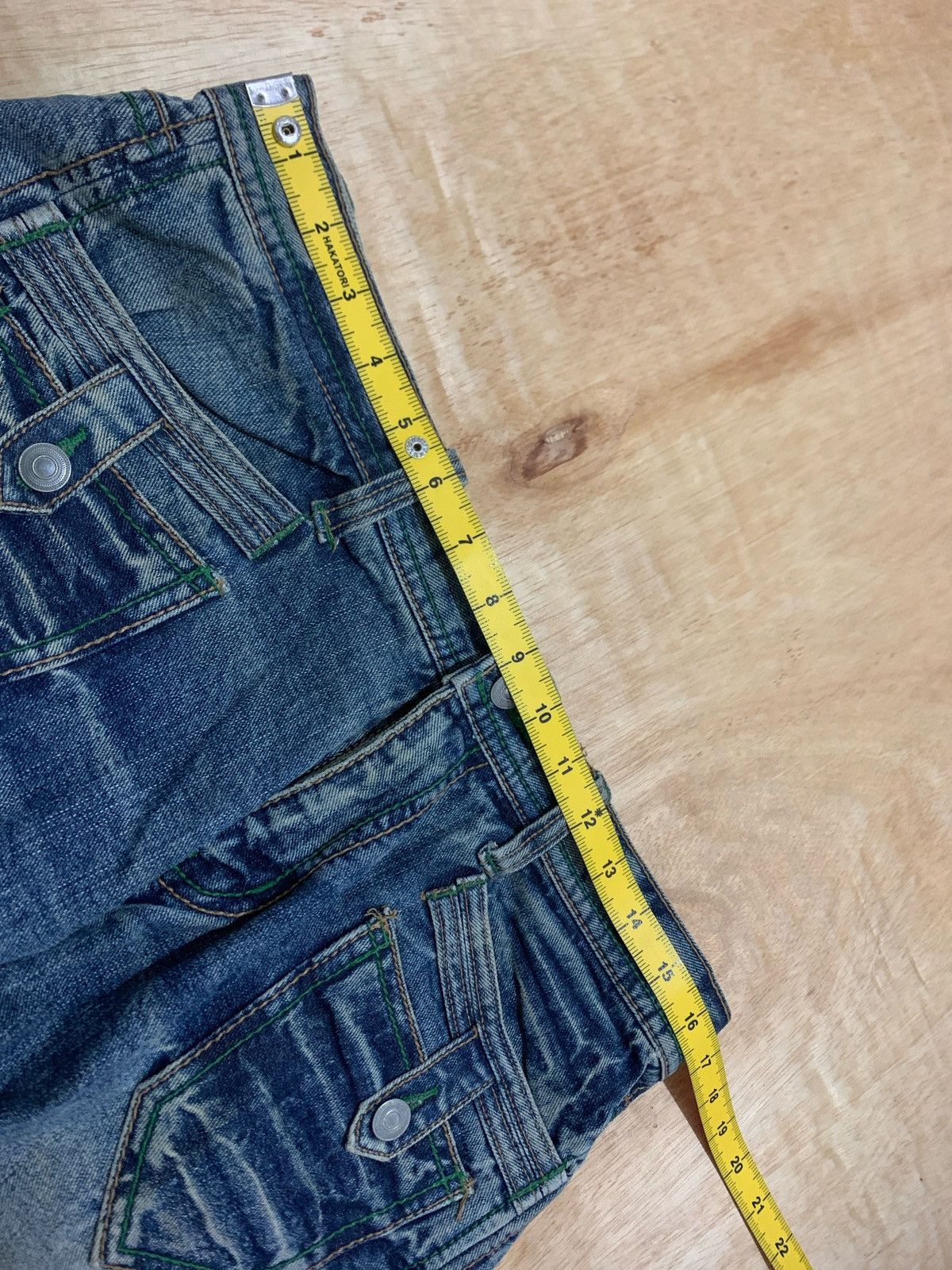 14th Addiction × Japanese Brand Morgan Homme Button Jeans Ifsixwasnine Size US 33 - 9 Thumbnail