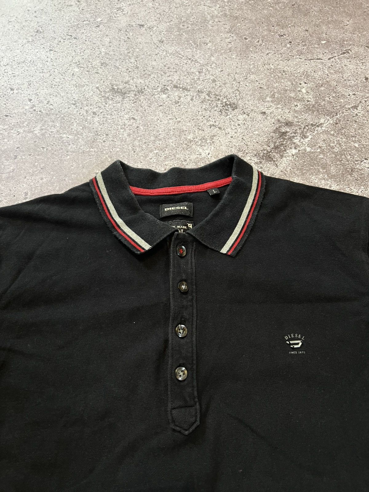 Diesel Vintage Diesel Polo Ralph Lauren style tee y2k Like Moncler Size US L / EU 52-54 / 3 - 2 Thumbnail