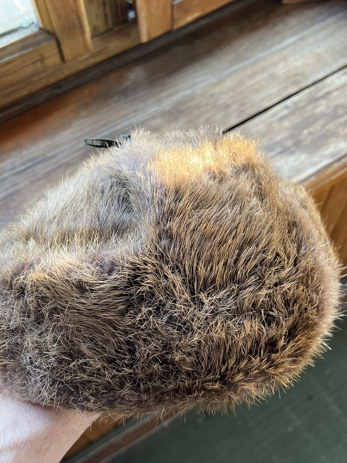 Vintage Vintage Ushanka trapper rabbit leather hat rare Size ONE SIZE - 10 Thumbnail