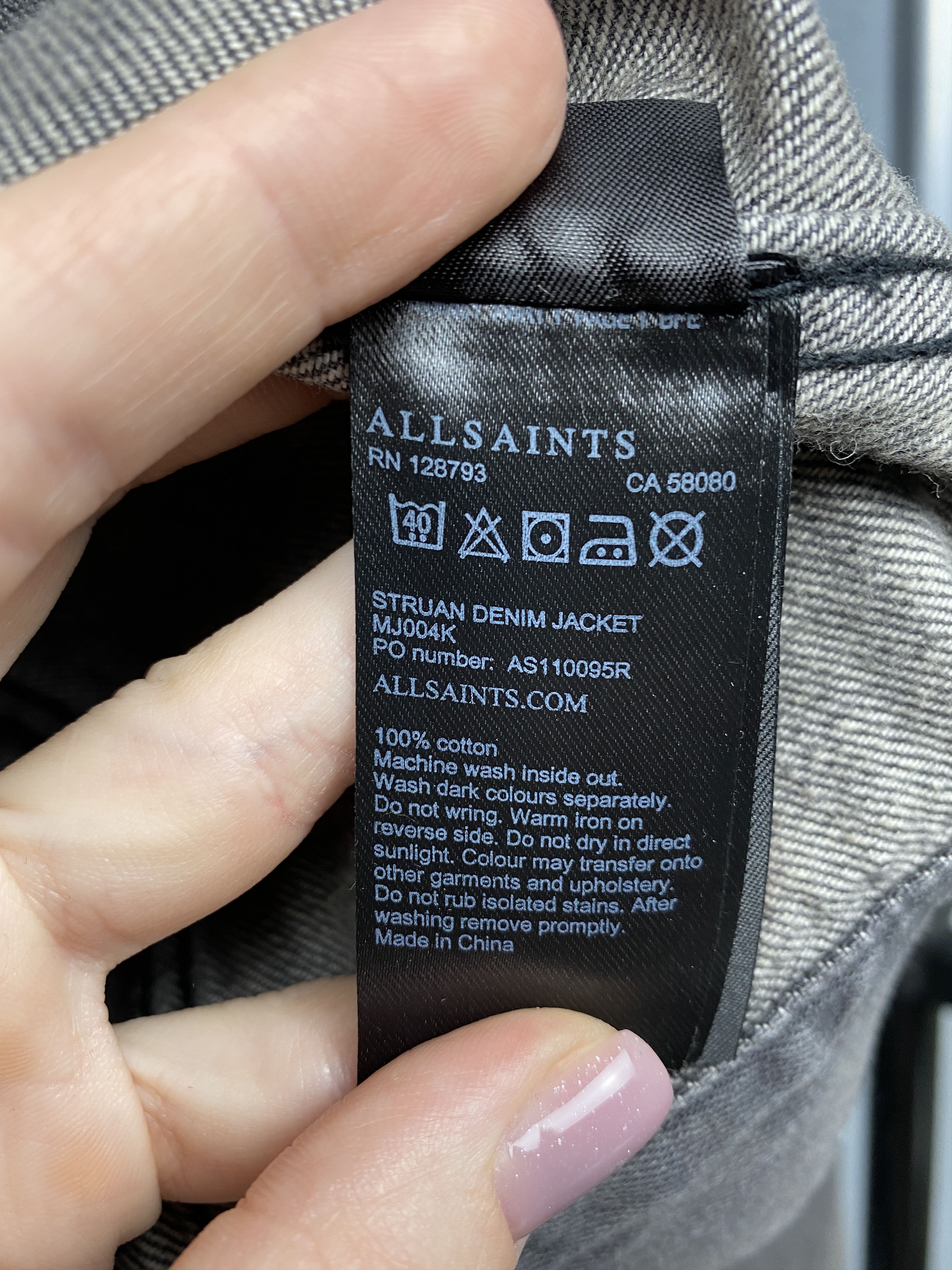 Allsaints Mens Struan Denim Jacket