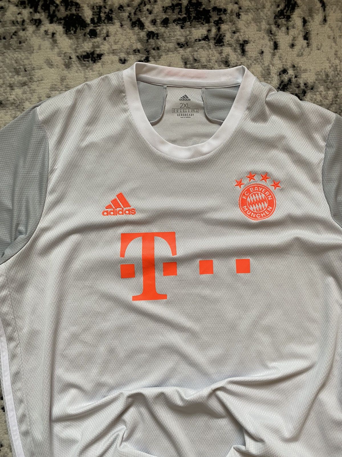 Adidas × Vintage Adidas Bayern Munich Jersey 2020 Away Authentic T-Shirt Size US XL / EU 56 / 4 - 4 Thumbnail