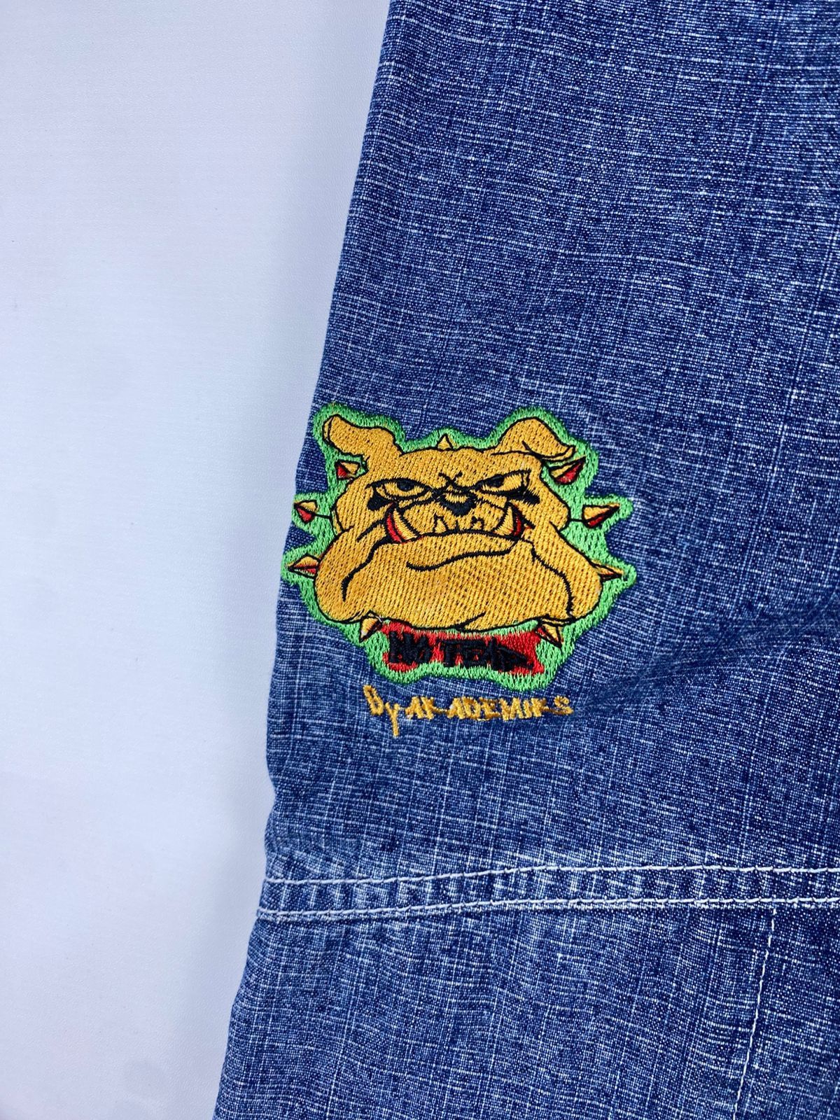 Vintage Akademik Y2K Denim Long Pants