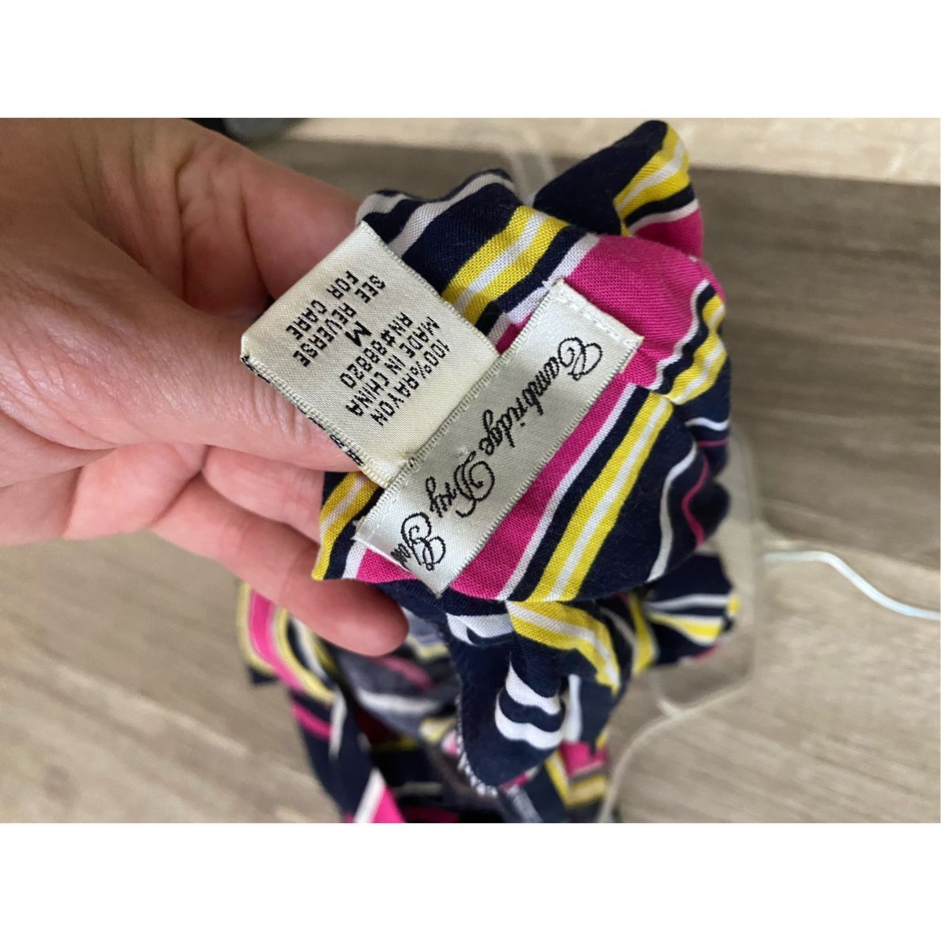 Other Cambridge Dry Goods Rayon Stripe Racerback Tank Sleeveless B Size M / US 6-8 / IT 42-44 - 4 Thumbnail