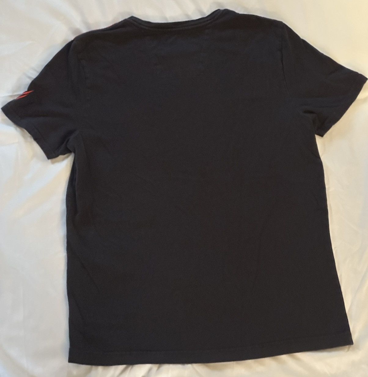 Nautica NAUTICA Dark Blue Shirt W/ Red/White Shoulder Accents Sz.M Size US M / EU 48-50 / 2 - 3 Thumbnail