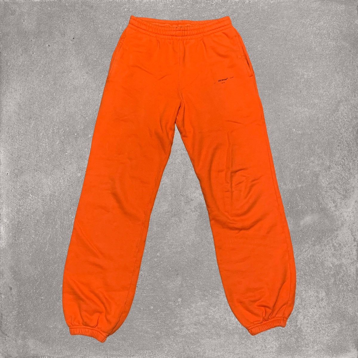 image of Off White Medium Oranage Sweat Bottoms Joggers Virgil Abloh in Orange, Men's (Size 36)