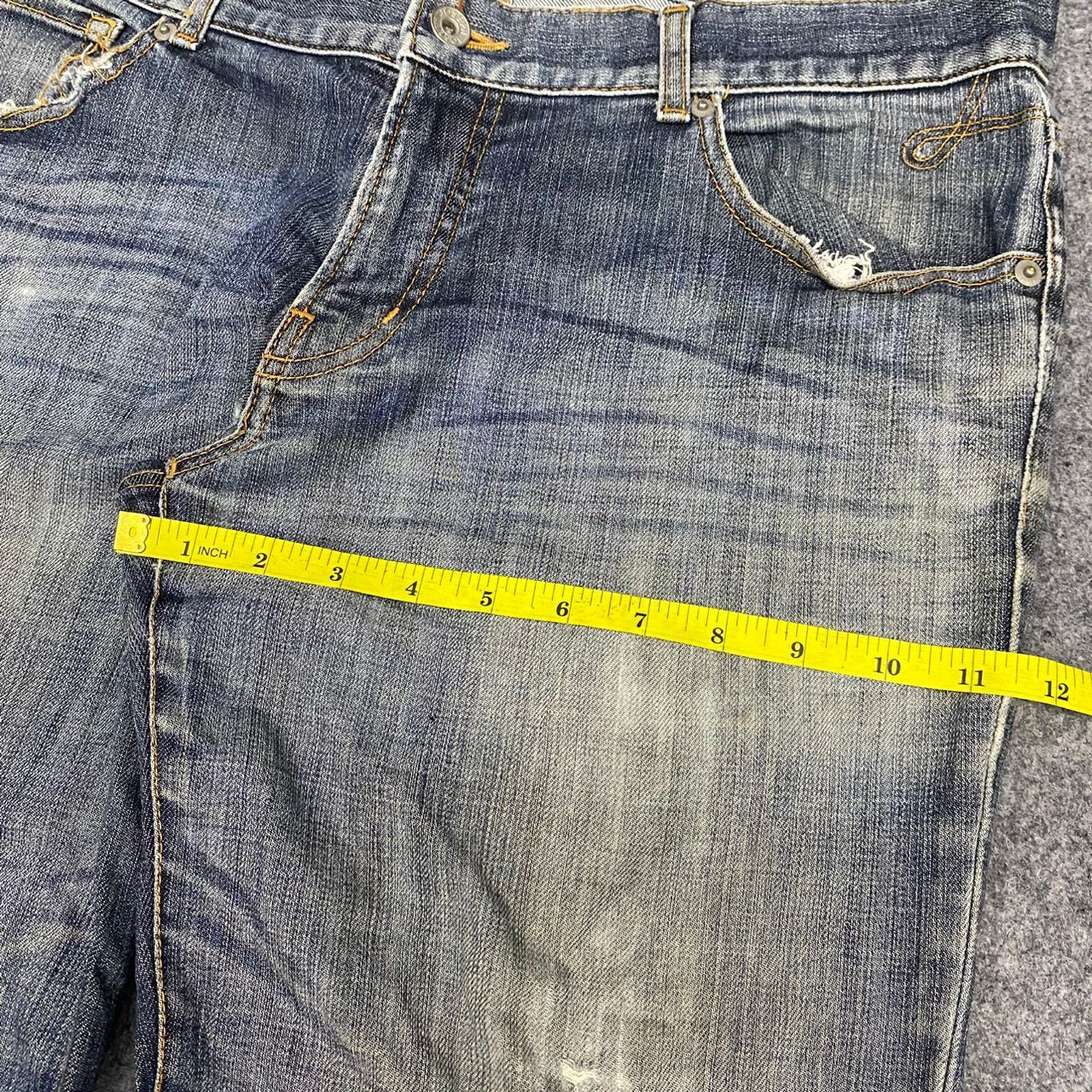 If Six Was Nine 💥Best Offer💥Vintage Joseph Homme Flare Distressed Denim Size US 36 / EU 52 - 5 Thumbnail