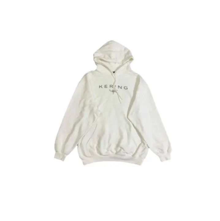 Balenciaga Balenciaga Letter Pattern White Hoodie Size US XS / EU 42 / 0 - 1 Thumbnail