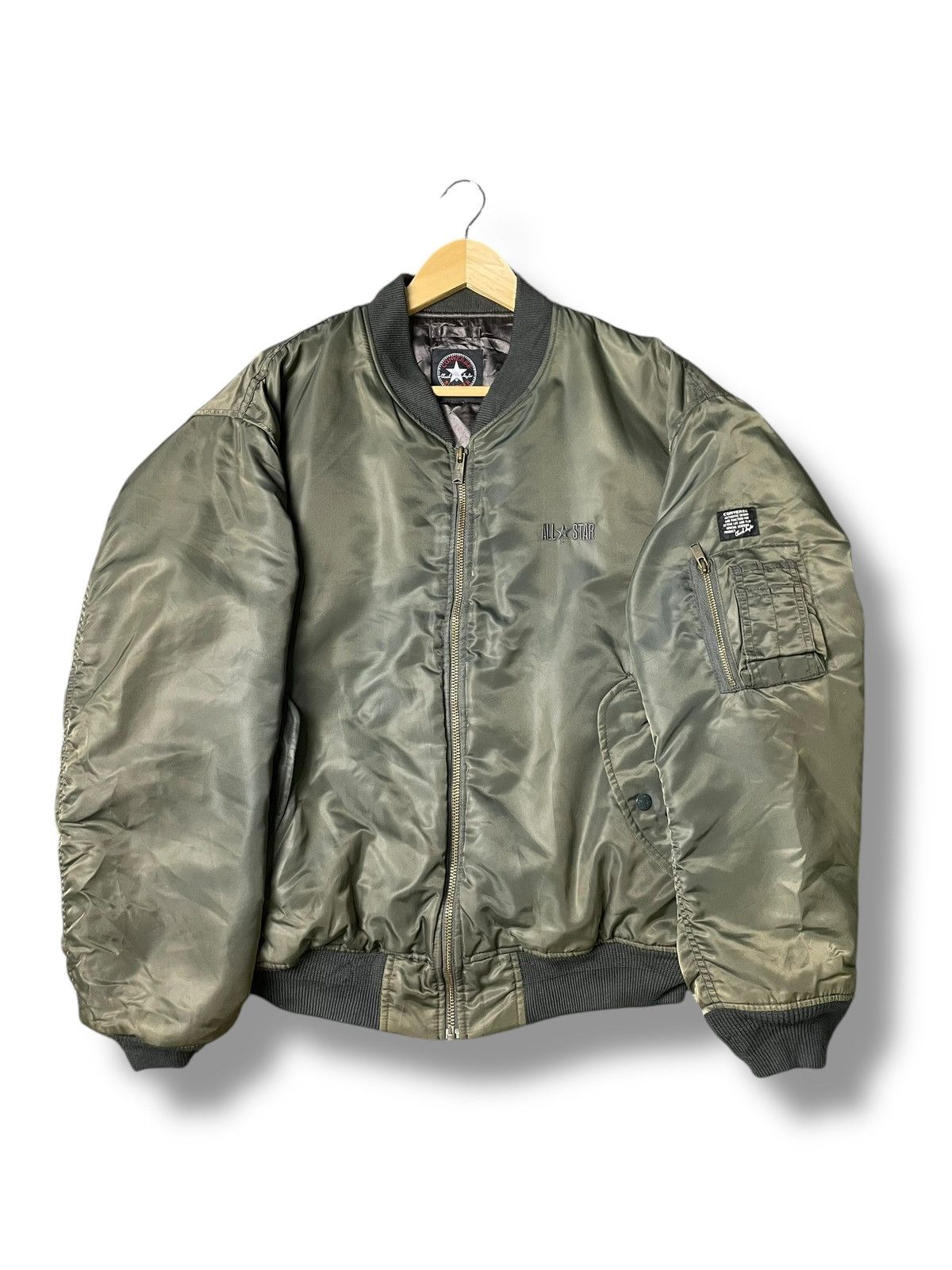 Converse × Vintage Vintage CONVERSE Bomber Jacket (71) Size US XXL / EU 58 / 5 - 1 Thumbnail