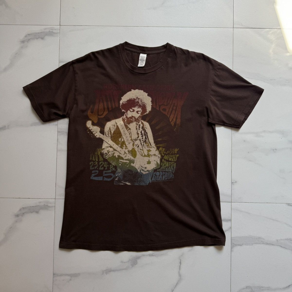 Jimi Hendrix Vintage Y2K Jimi Hendrix Tee Size US L / EU 52-54 / 3 - 2 Thumbnail