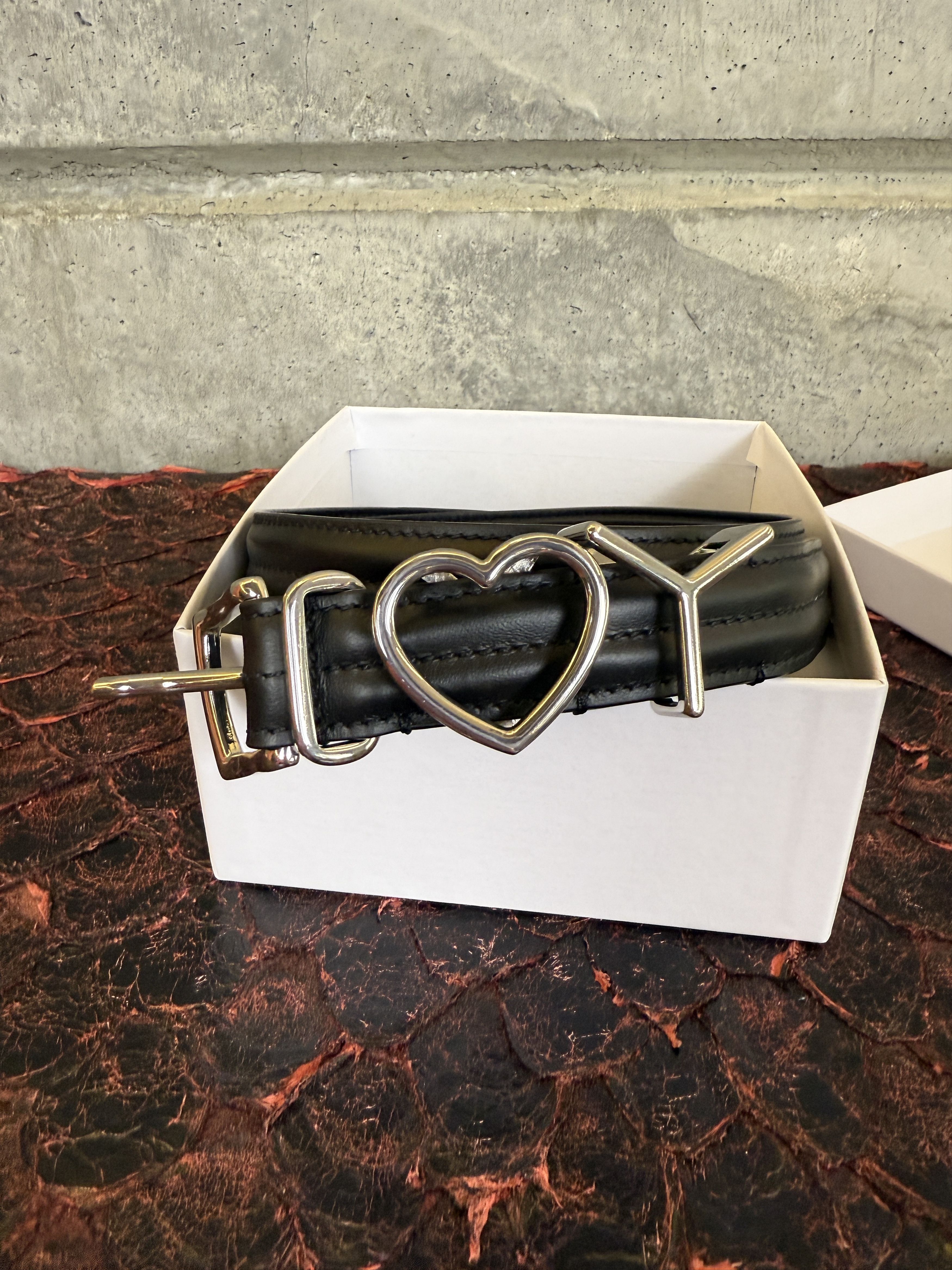 $500 Y/Project Y Heart WIRE Belt 25MM