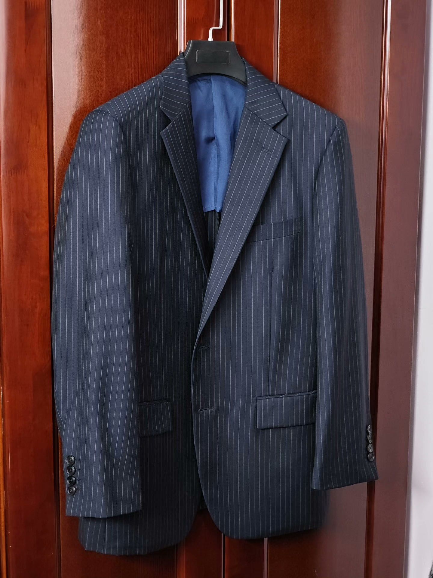 Italian Zegna Wool Half-Lined Suit