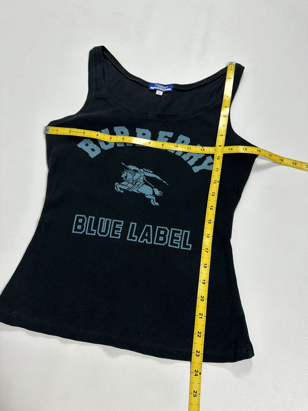 Burberry × Vintage Burberry Blue Label Sleeveless Big Logo Design Size XS / US 0-2 / IT 36-38 - 13 Thumbnail