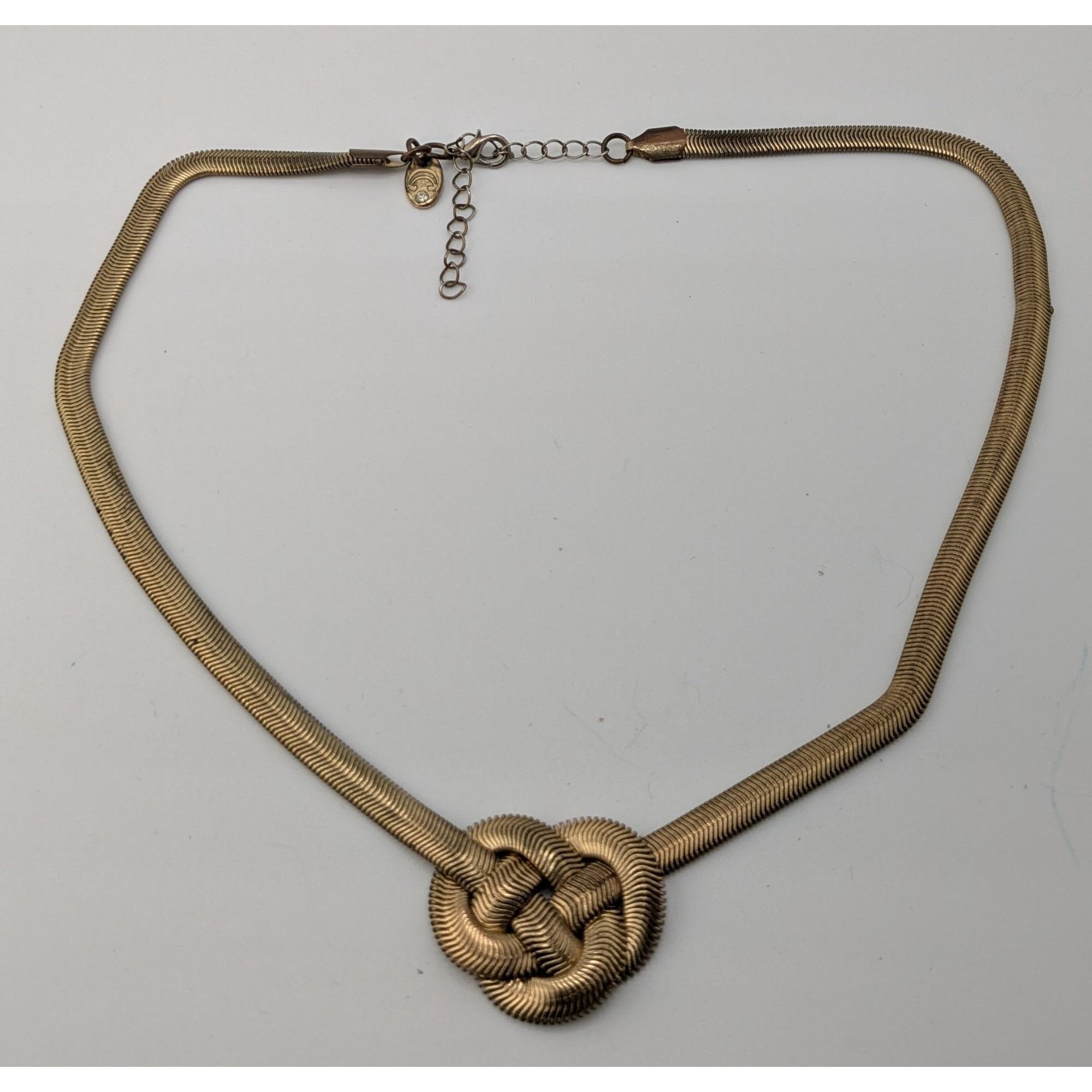Other Charming Charlie Gold-Tone Knot Snake Chain Statement Neckla Size ONE SIZE - 5 Thumbnail