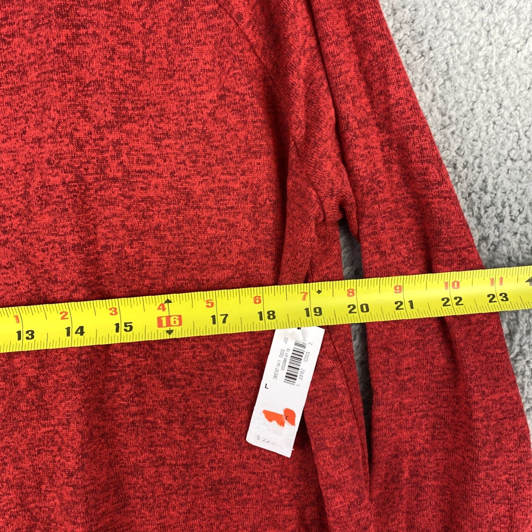 Old Navy Old Navy Sweater Women’s Large Red Long Sleeve Scoop Neck Casual Top Shirt /44-16 Size L / US 10 / IT 46 - 4 Thumbnail