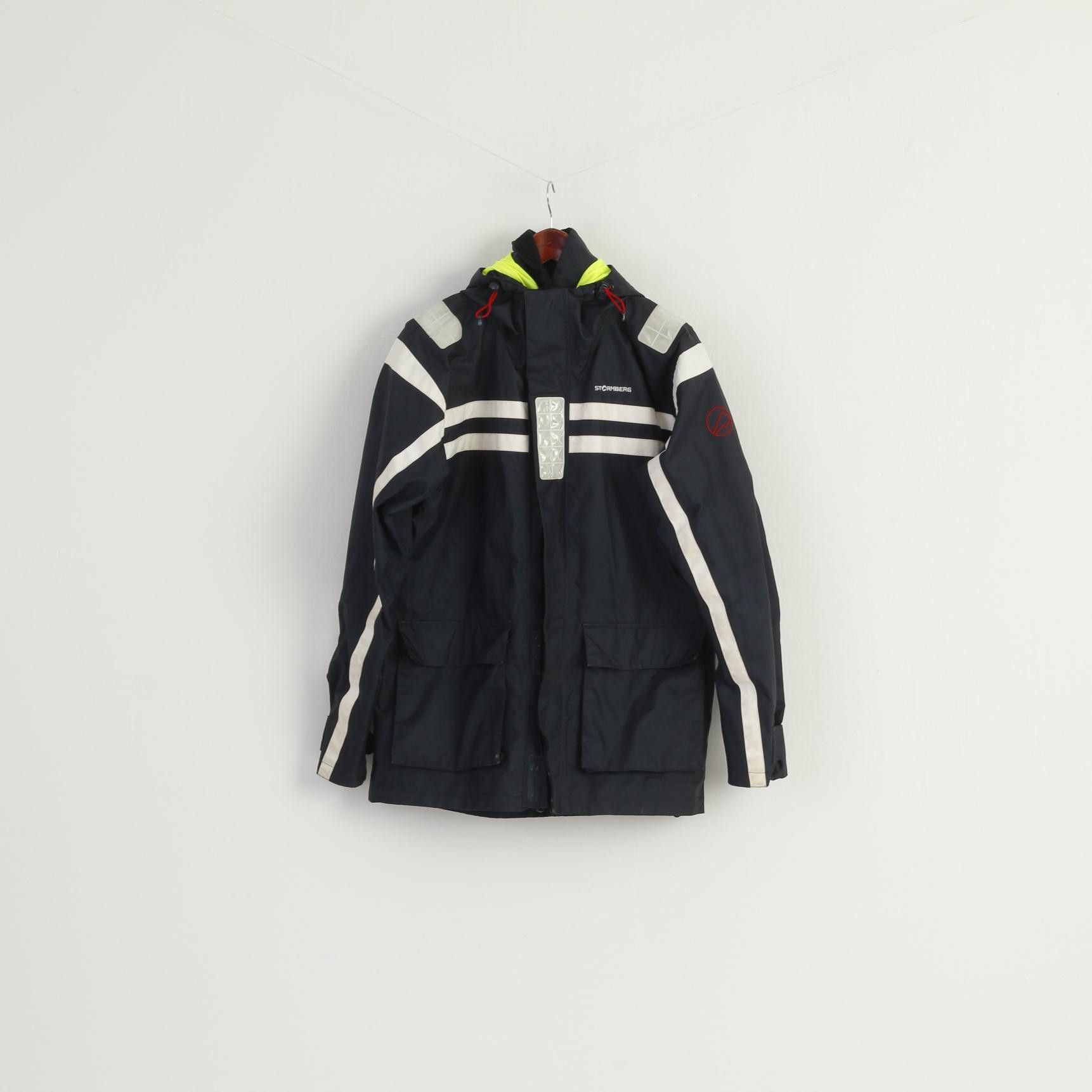 Vintage Stormberg Men S Jacket Navy PU Coated 7690 Size US S / EU 44-46 / 1 - 1 Thumbnail