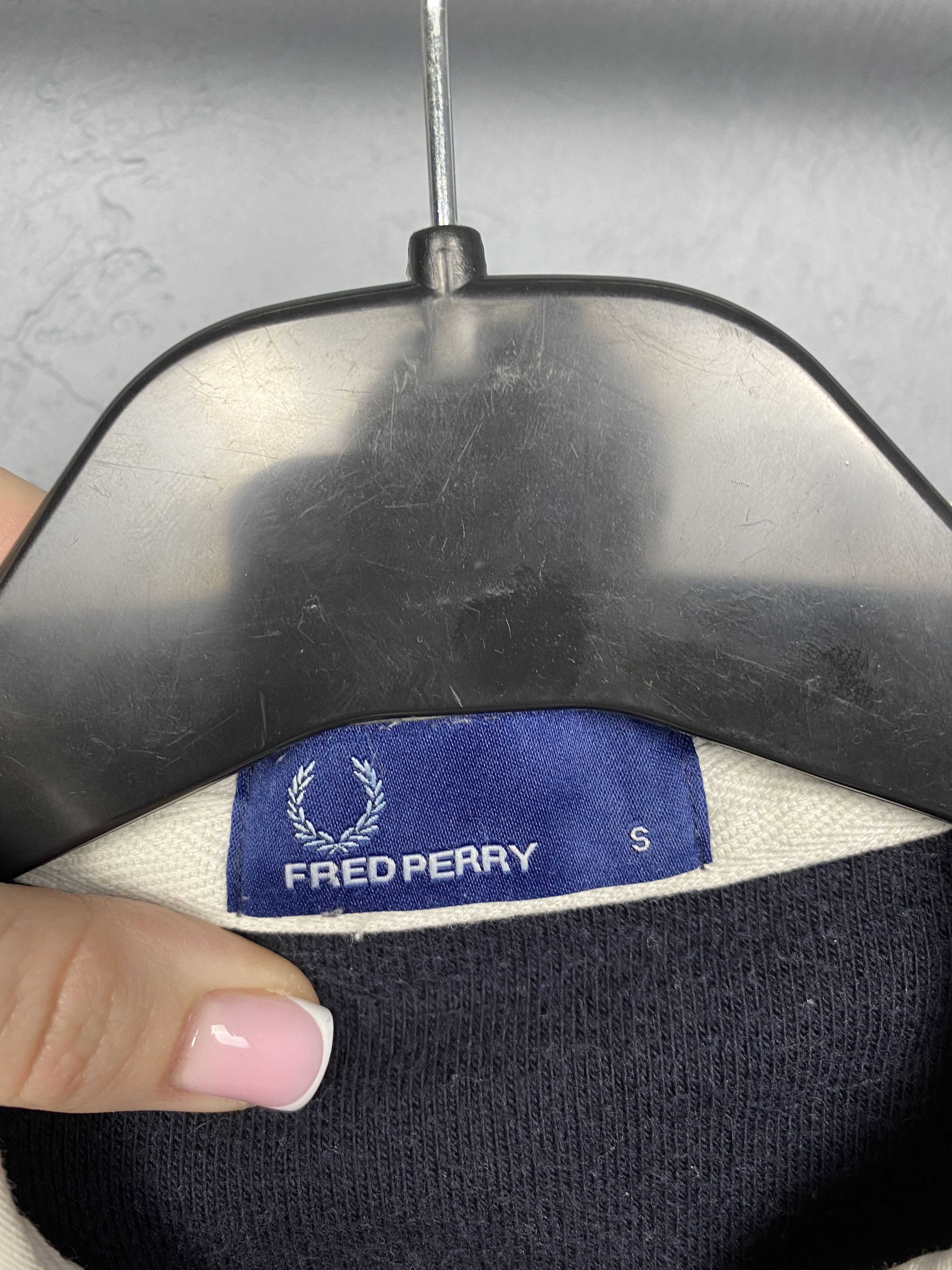 Fred Perry × Vintage Fred Perry Vintage Mens Rugby Long Sleeve Polo Shirt Size US S / EU 44-46 / 1 - 4 Thumbnail