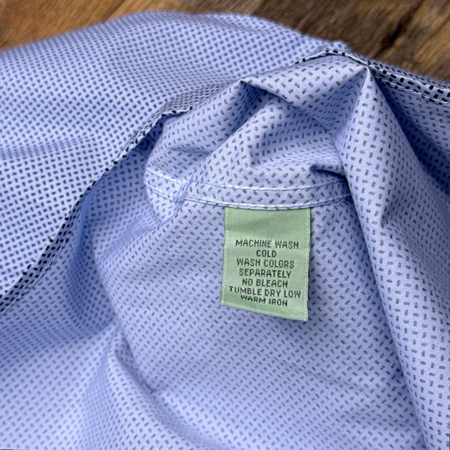 Vintage Bristol & Bull Shirt Mens Large 16.16.5 Blue Button Up New Size US L / EU 52-54 / 3 - 7 Thumbnail