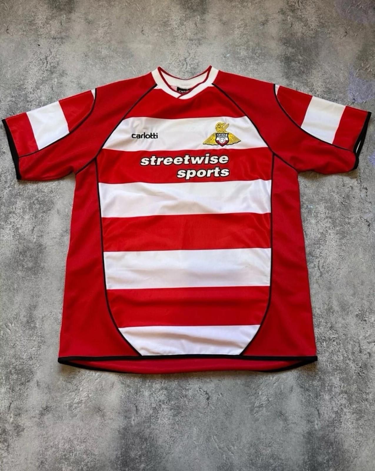 Other Doncaster Rovers 2003 - 2005 Carlotti Home Football Shirt Size US XL / EU 56 / 4 - 1 Thumbnail