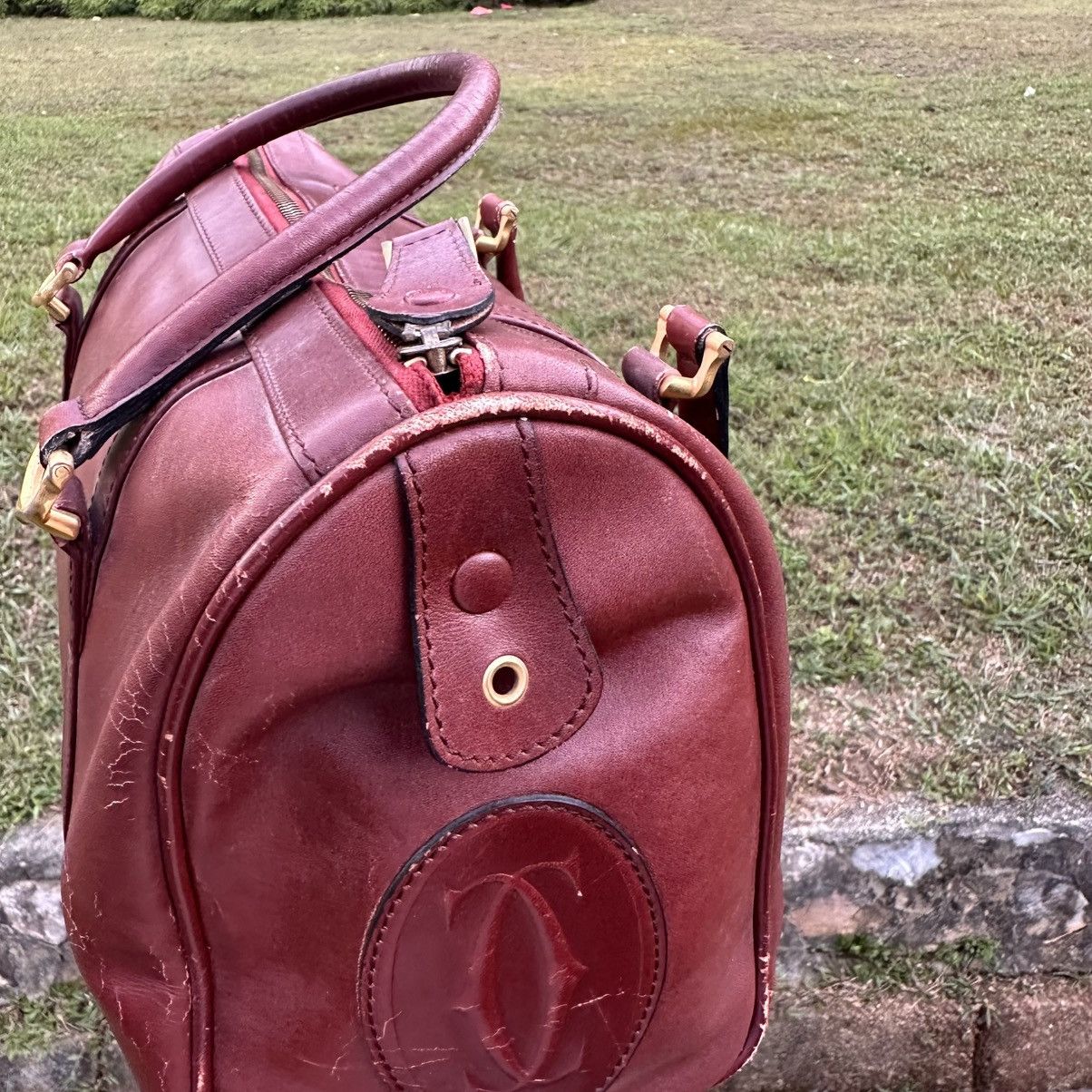 Cartier Cartier Les Must de Cartier Vintage Leather Handbag | AS IS Size ONE SIZE - 21 Thumbnail