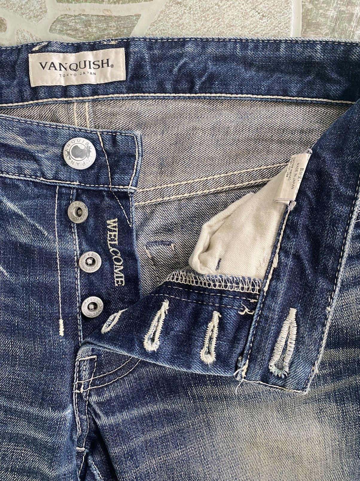 Vanquish Vanquish Distressed Jeans Size 31" - 12 Thumbnail