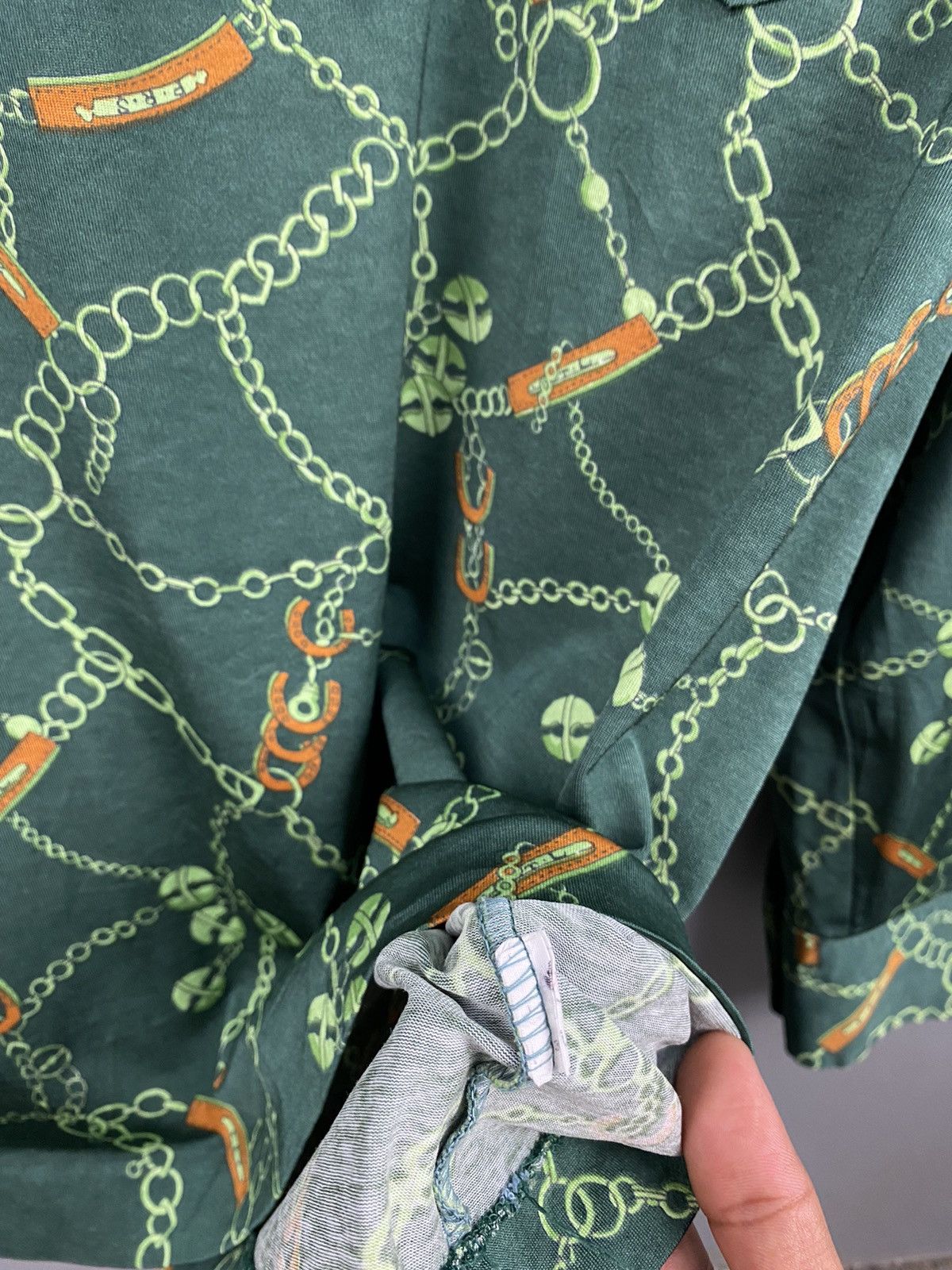 Vintage Vintage Kosugi Japan Chain Print Baroque Inspired Shirt Size US M / EU 48-50 / 2 - 8 Thumbnail